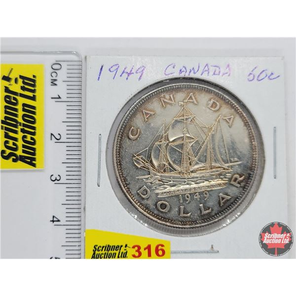 Canada Silver Dollar 1949