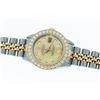 Image 6 : Rolex Datejust Ladies 26 Champagne VS Diamond 2 ctw Yellow Gold Bezel Box And Bo