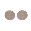 Image 1 : Hermes Silver Clou De Selle Clip-On Earrings