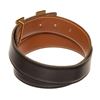 Image 4 : Hermes Black Leather Constance Belt