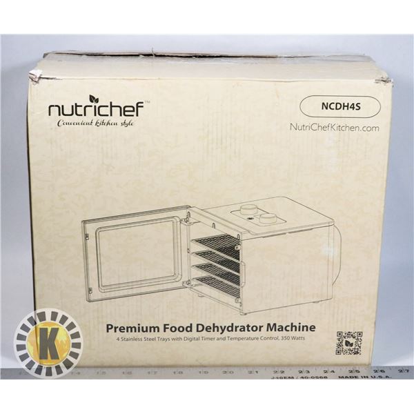 NUTRI CHEF FOOD DEHYDRATOR MACHINE