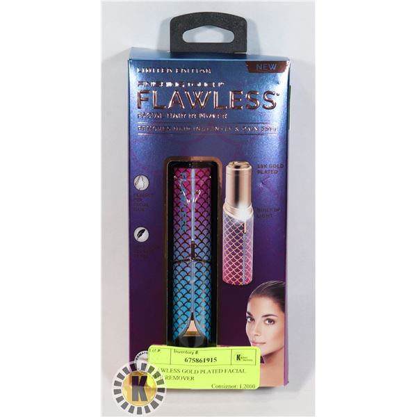 FLAWLESS GOLD PLATED FACIAL HAIR REMOVER