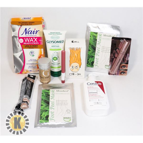 BAG OF WOMENS BEAUTY PRODUCTS