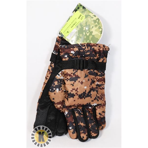 NEW CAMO THEME WINTER GLOVES