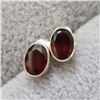 Image 2 : SILVER GARNET EARRINGS