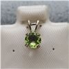 Image 1 : SILVER PERIDOT PENDANT