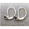 Image 2 : SILVER LOLITE HOOP EARRINGS