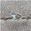 Image 1 : SILVER BLUE TOPAZ RING