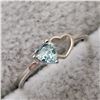 Image 2 : SILVER BLUE TOPAZ RING