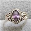 Image 1 : SILVER AMETHYST RING