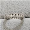 SILVER CZ FULL ETERNITY RING