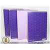 Image 1 : 4 PACK OF PURPLE RULED NOTEPADS 80 SHEETS 6" X 9"