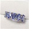 Image 3 : 10K WHITE GOLD TANZANITE(2.3CT) RING (~SIZE 6)