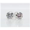 Image 1 : 10K WHITE GOLD WHITE MOISSANITE(1.45CT) EARRINGS