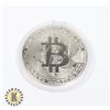 Image 1 : 2)  SILVER TONE BITCOIN TOKEN.