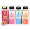 Image 1 : LOT OF 4 NEW ASSORTED SCENT BATH SALTS 500G EACH