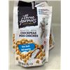 Image 1 : Three Farmers Roasted Chickpeas-Sea Salt (5 x 120g)