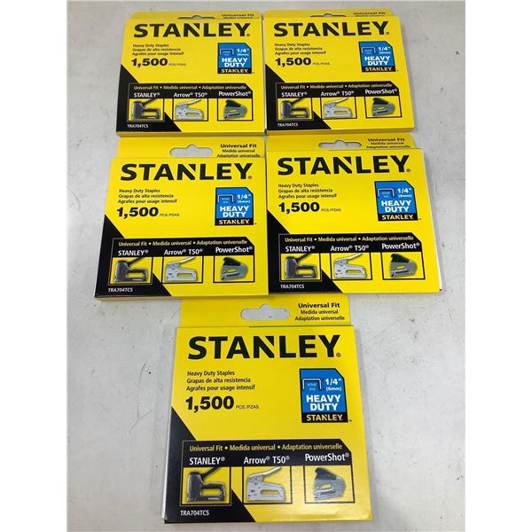 Stanley Heavy Duty Staples (5 x 1500pcs)