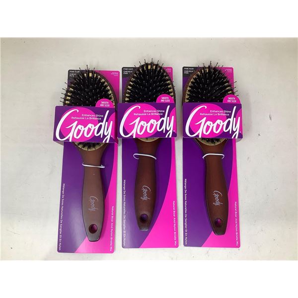 Goody Smooth and Sleek Hair Brushes (3ct)