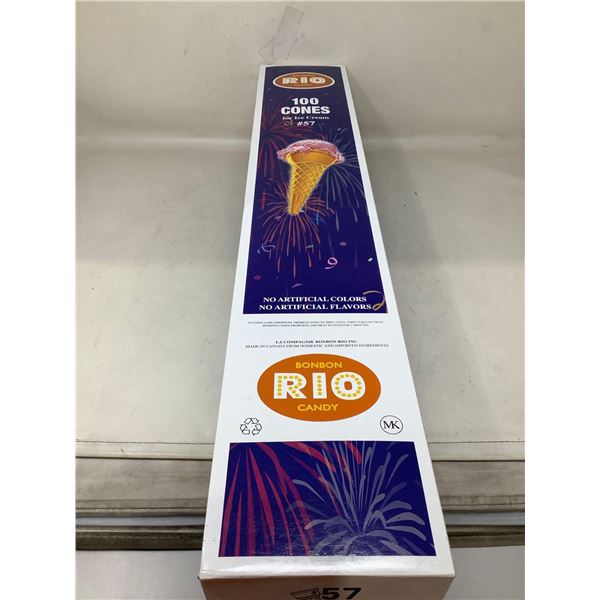 Rio Candy Ice Cream Cones (100ct)