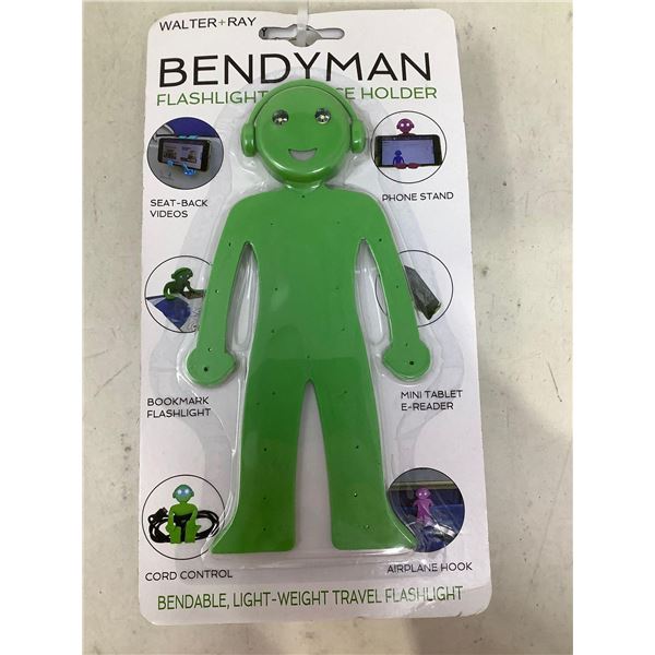 Bendy-man Flashlight Phone Holder (4ct)