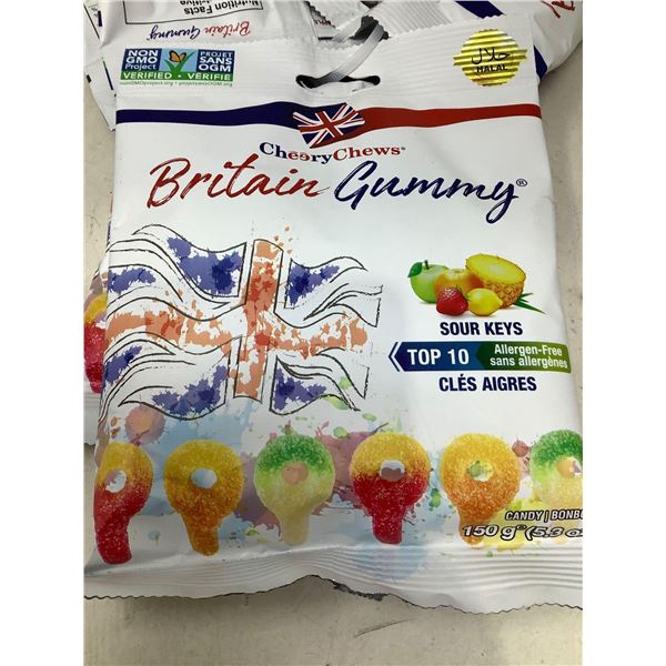 Cheery Chews Britain Gummy-Sour Keys (6 x 150g)