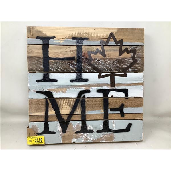 Home Wooden Decor Sign