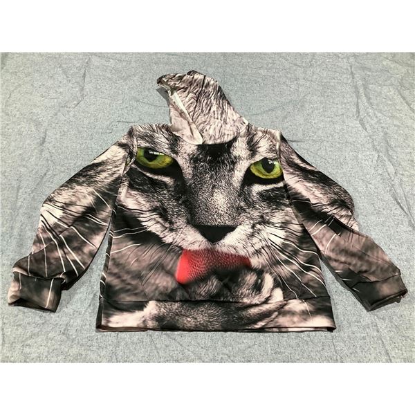 Cat Graphic Hoodie (Youth XL)