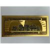 Image 2 : Gold Foil USA commemorative currency note - series 1 of 7 - $100.00