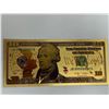 Image 1 : Gold Foil USA commemorative currency note - series 4 of 7 - $10.00