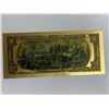 Image 2 : Gold Foil USA commemorative currency note - series 6 of 7 - $2.00