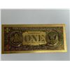 Image 2 : Gold Foil USA commemorative currency note - series 7 of 7 - $1.00