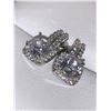 Image 2 : Set of Ladies .10 carat Solitaire Dangle earring Set
