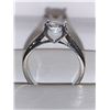 Image 3 : Ladies .925 Stamped Silver .85 Carat Bezel Set Solitaire engagement ring