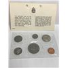Image 1 : Royal Canadian Mint 1969 Sealed Proof Coin Set with half dollar & certificate