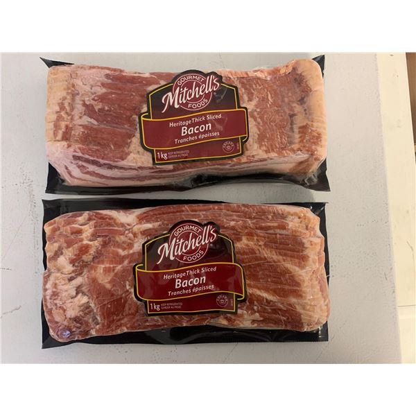 Mitchell's Heritage Thick Sliced Bacon (2 X 1KG)