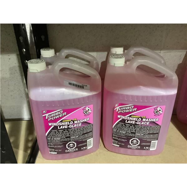 Turbo Power Windshield Washer Fluid 4X 3.78L