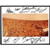 Image 1 : Space Autographs, 1987, Autographed NASA MARS Lithograp