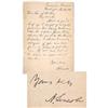 Image 1 : Lincoln Autograph Letter Signed As President