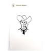 Image 1 : Cowboy Doodle On Personal Presidential Card