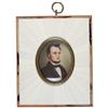 Image 1 : [Lincoln, Abraham] Portrait Miniature on Ivory