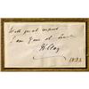 Image 1 : Henry Clay Autograph Sentiment Signed
