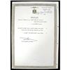 Image 1 : Saddam Hussein Document Signed