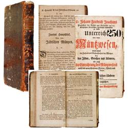 1754 Printed Scholarly Study on Jewish Coins