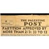 Image 1 : 1947 Jerusalem Paper Announces Partition of Palestine