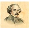 Image 1 : Original Watercolor of Nathaniel Hawthorne