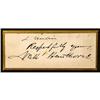 Image 1 : Nathaniel Hawthorne Closing and Signature