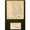 Image 1 : James Russell Lowell Autograph Poem Signed