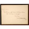 Image 1 : James Whitcomb Riley Autograph Quotation Signed