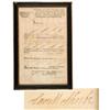 Image 1 : Samuel Shute Signed Sloop Africa Ship's Paper